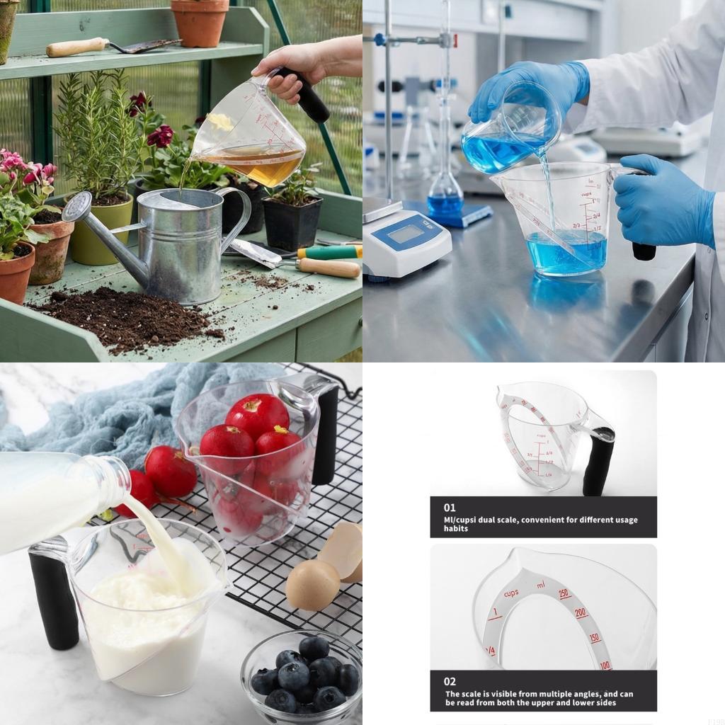 Home Cooking Reading - F19B 250ml Plastic Measuring Cup With