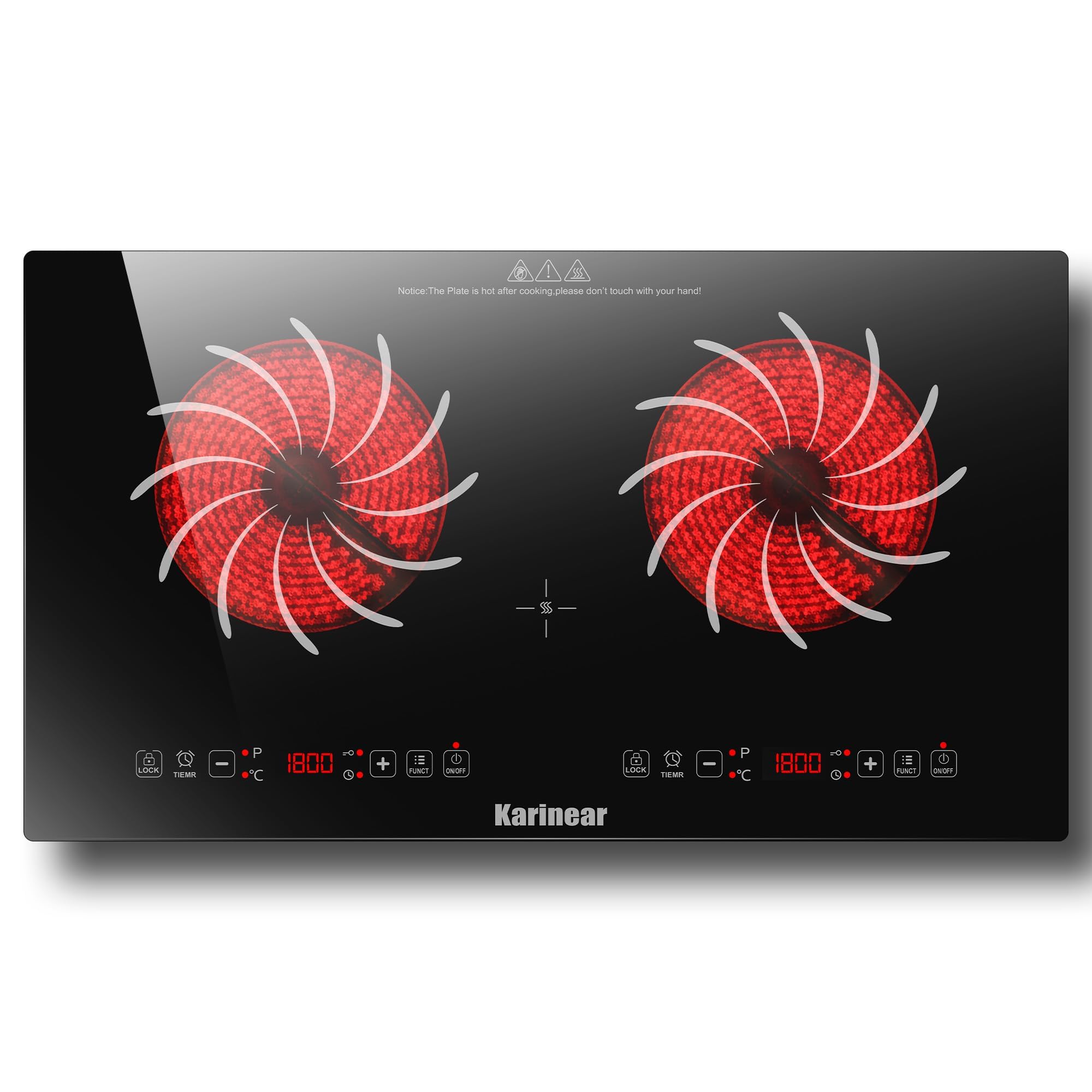 Karinear 2 Burner Electric Sto - Hot Pot Portable Dual 评论和价格