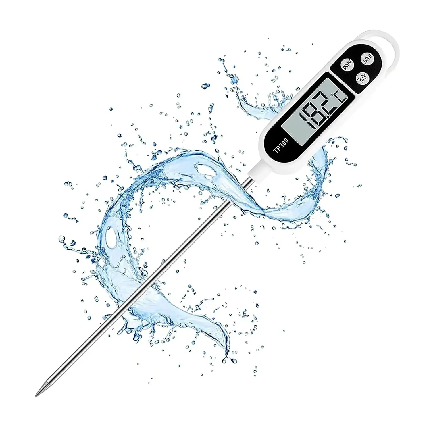 Stainless Steel Food Thermomet - Home Cooking Reading 评论和价格