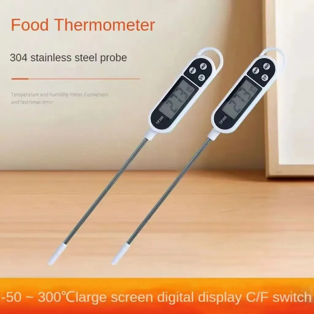Stainless Steel Food Thermomet - Home Cooking Reading 评论和价格