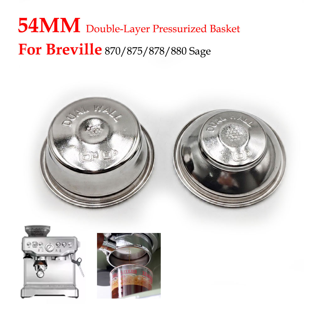 54mm Dual-Layer Pressurized Fi - Breville Espresso Bes870 评论和价格