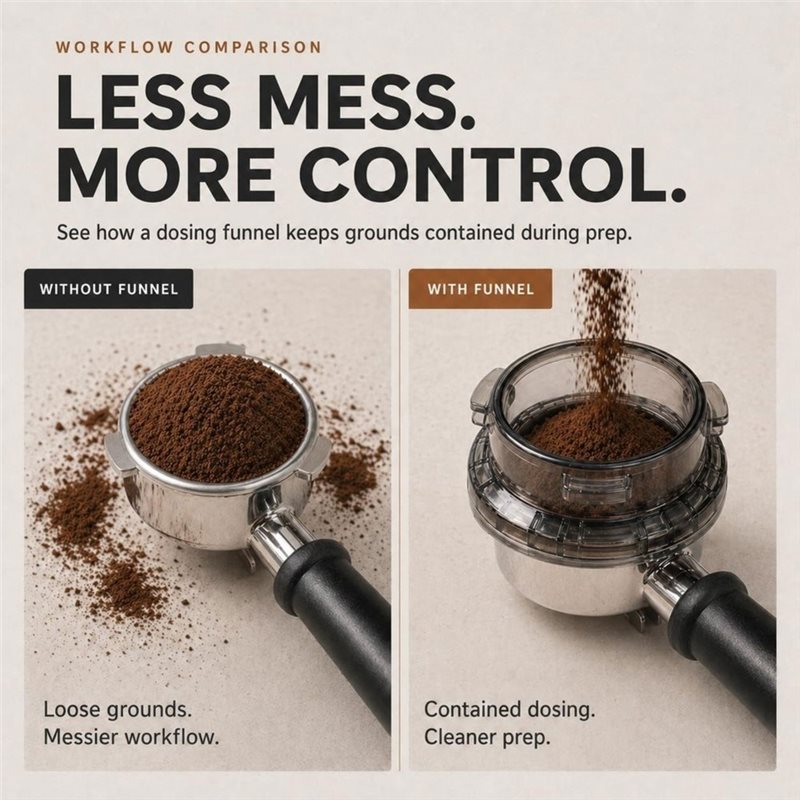B15C Dosing Funnel 54Mm Twist- - Breville Espresso Barista Touch 评论和价格